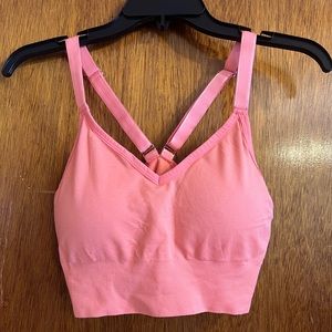 Pink Colored Women’s Padded Sports Bra
